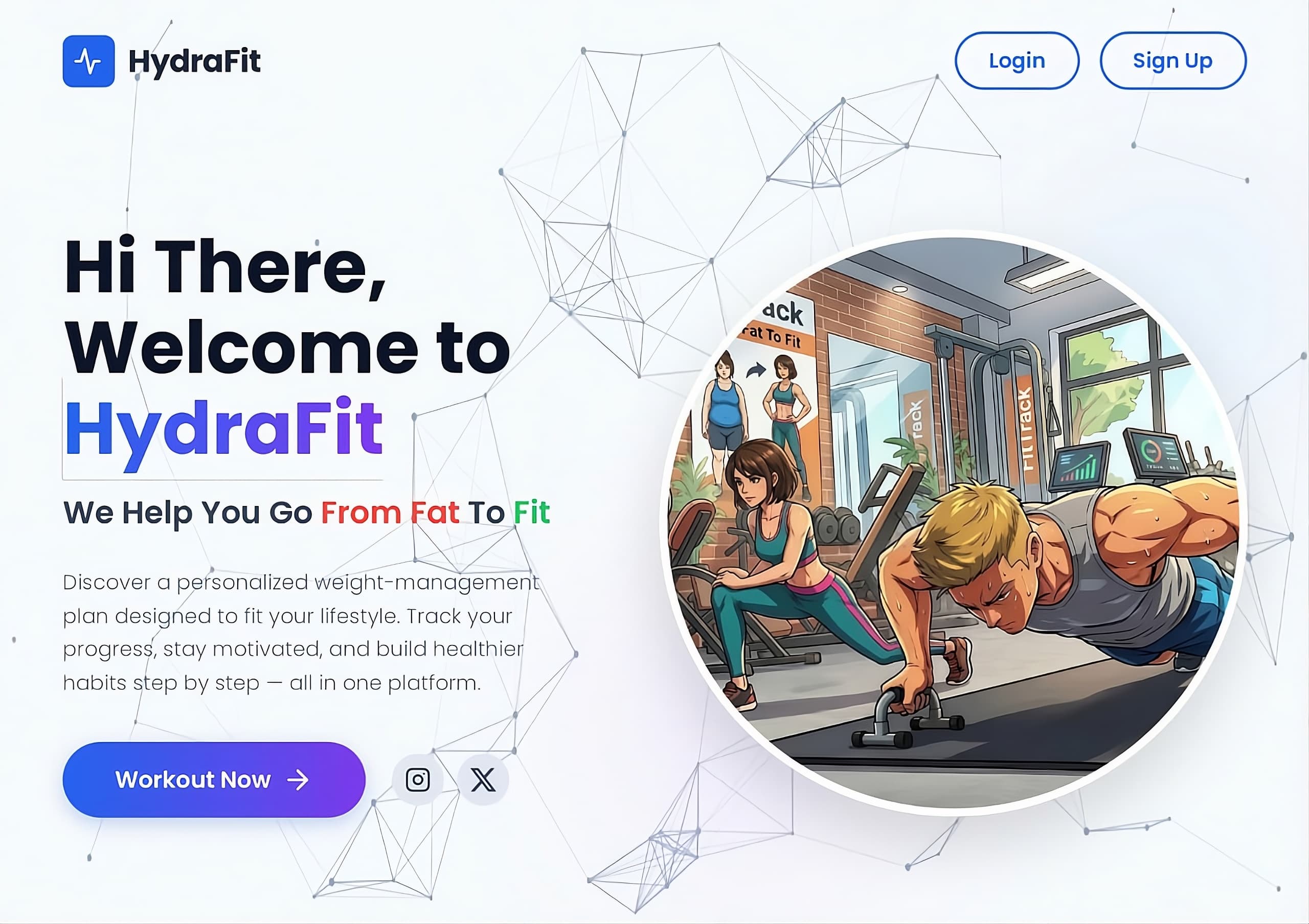 HydraFit Dashboard